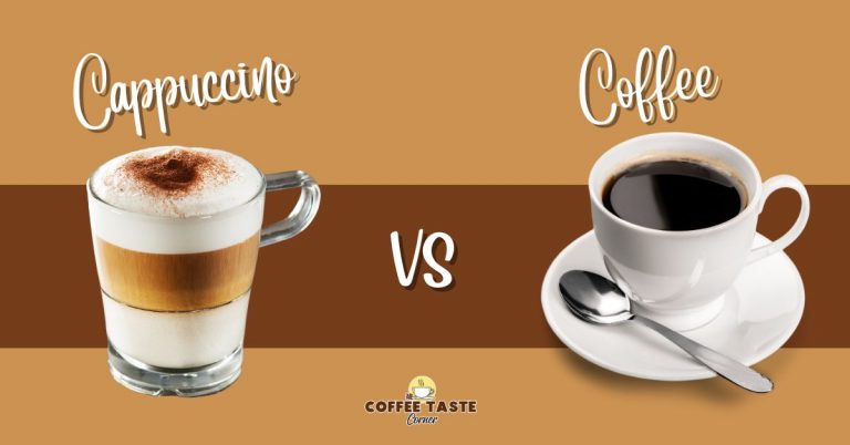 cappuccino vs coffee