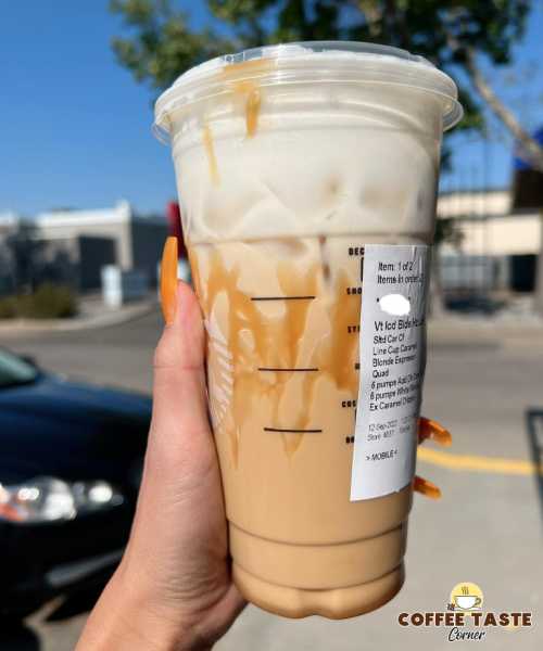 Starbucks customized coffee drink