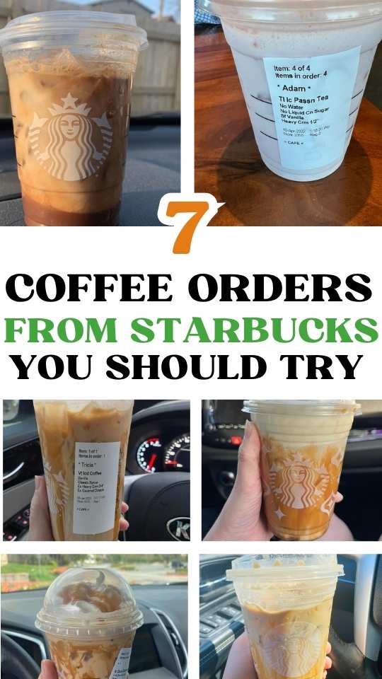 best starbucks coffee orders