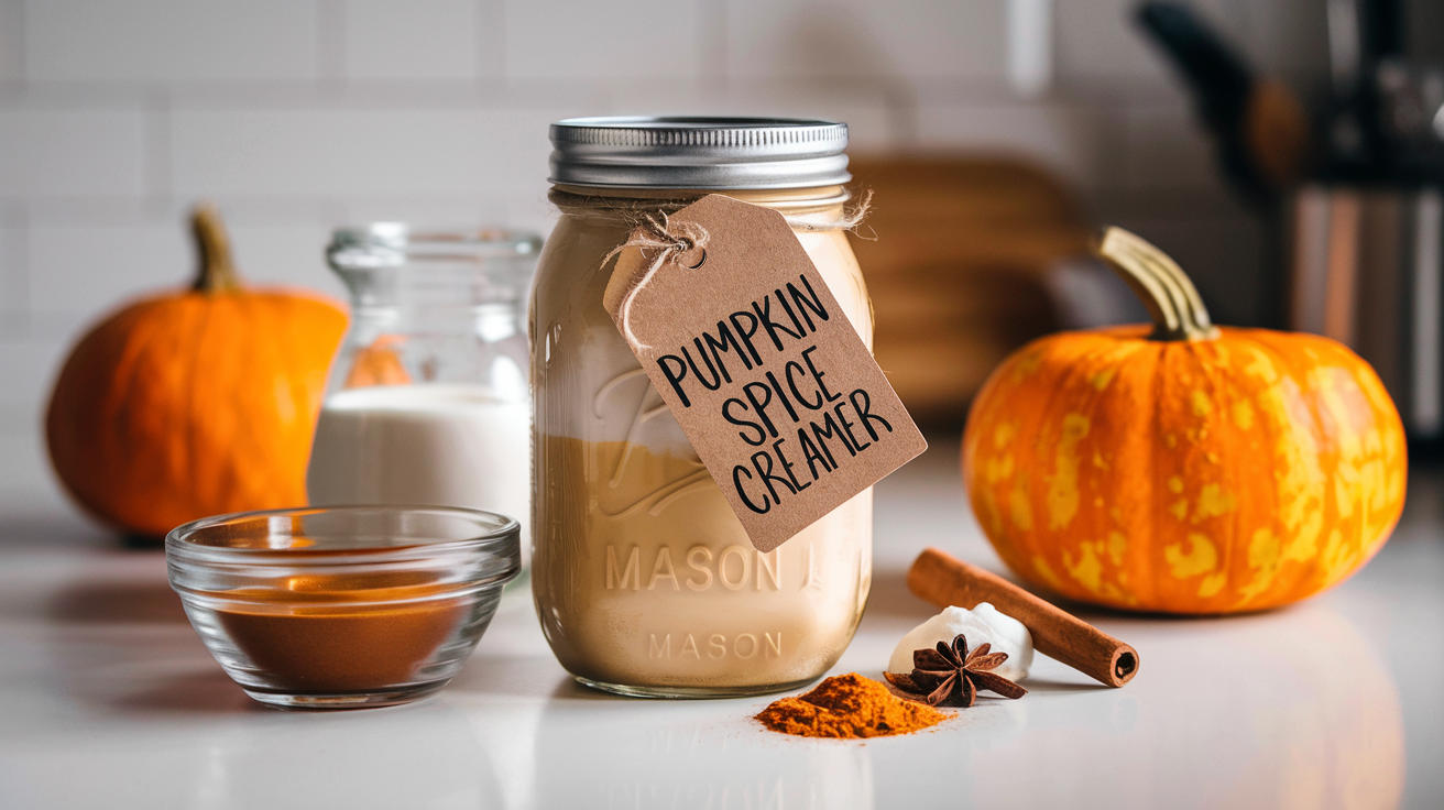 How to Make Pumpkin Coffee Creamer At home (Easy & delicious!)