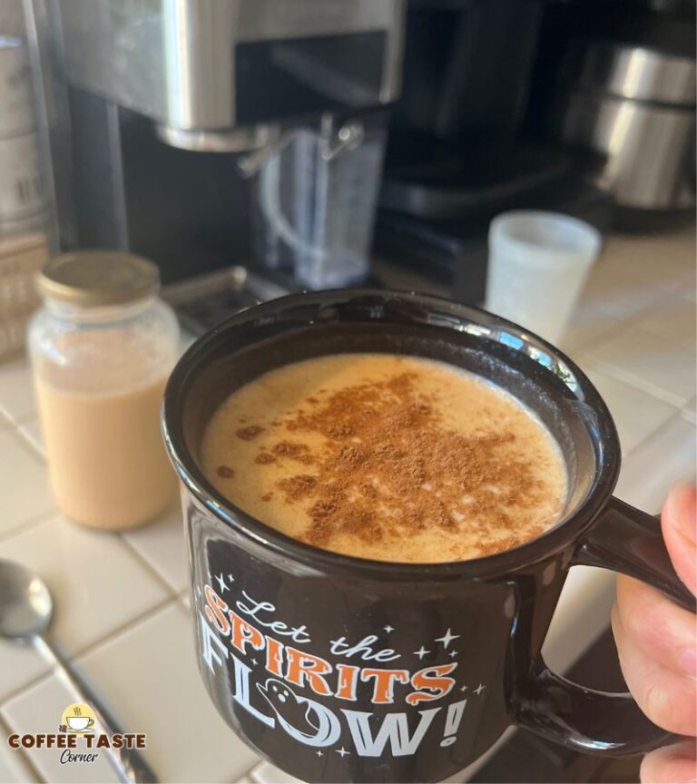 My easy but so delicious Pumpkin Spice coffee creamer for my Fall Coffee (Sugar-free version)