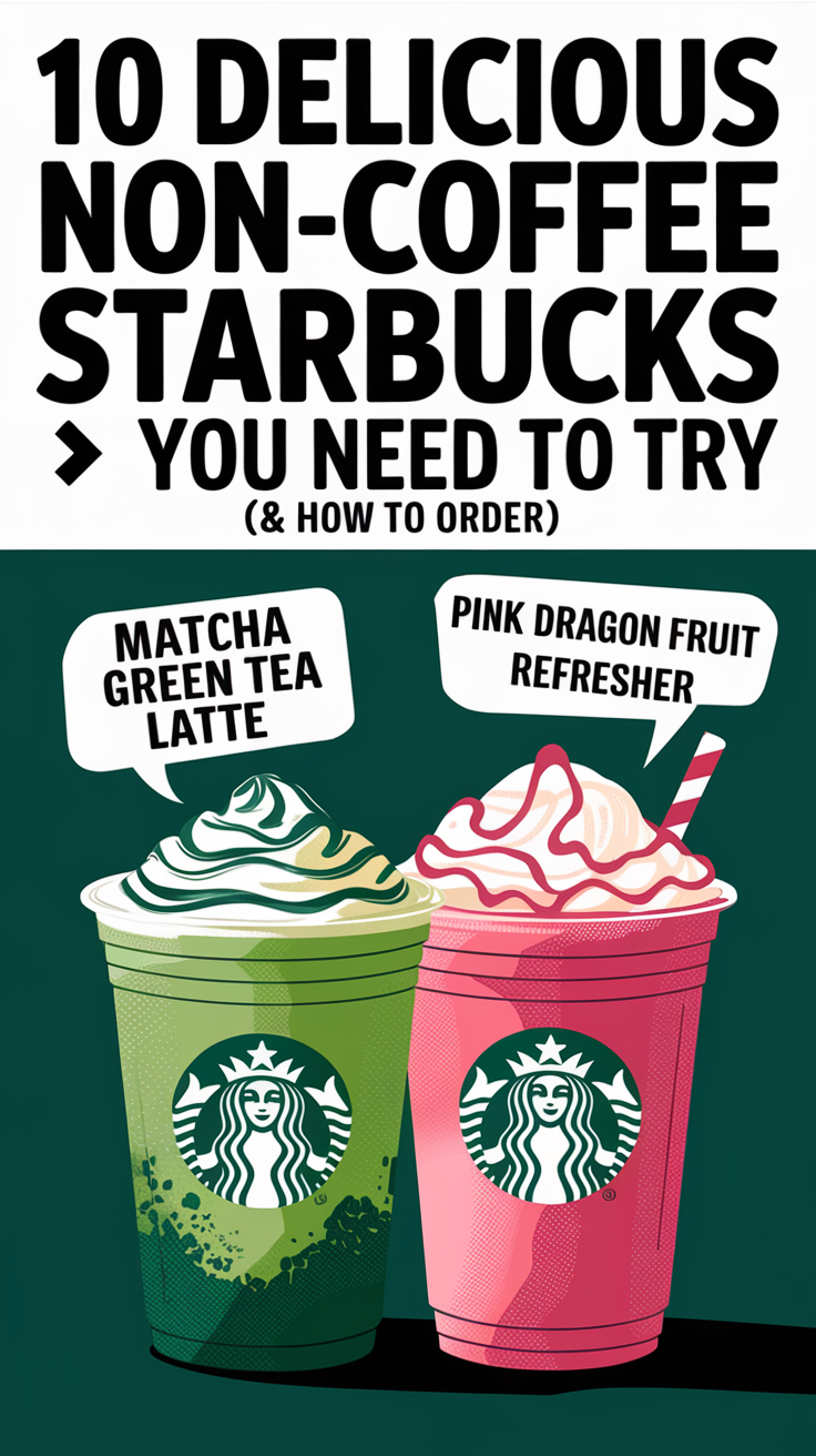 16+ Best Starbucks Non-Coffee Drinks to Try