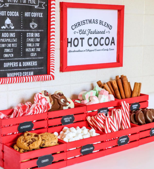 Dollar Tree Hot Cocoa Bar: Easy to make this Christmas