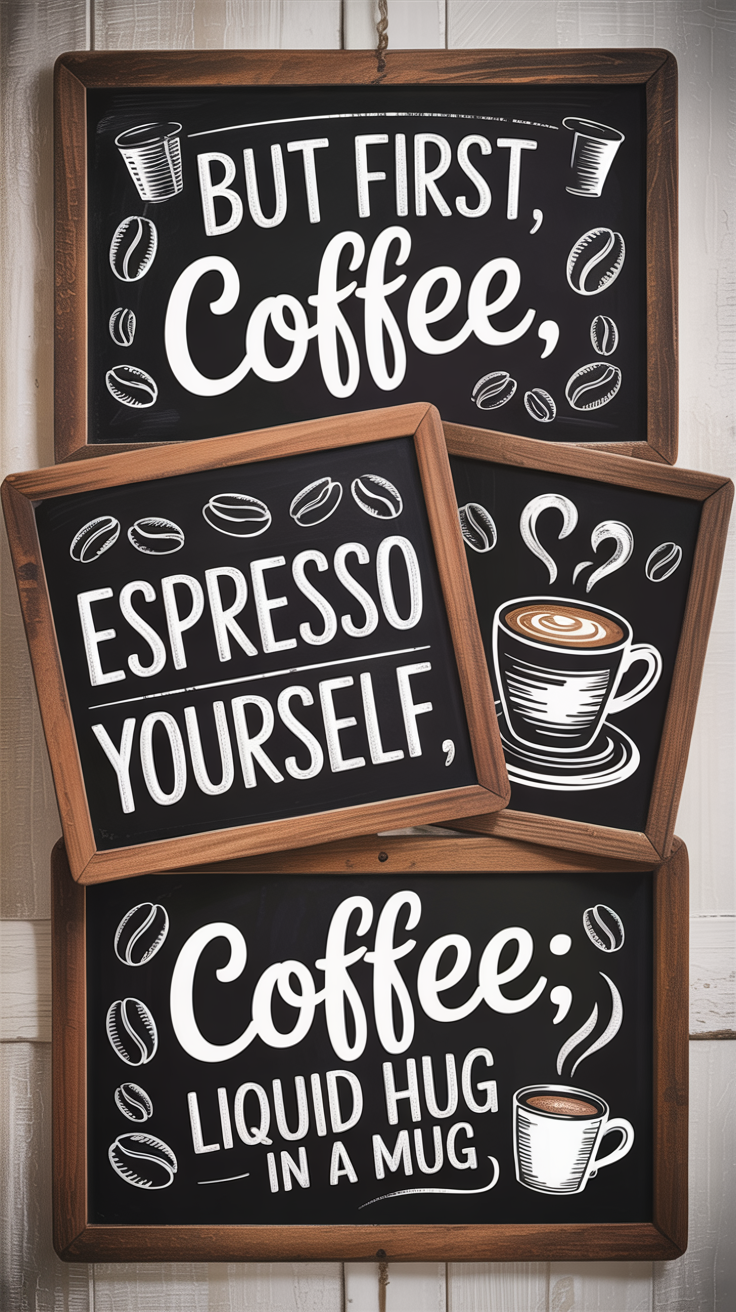 20+ Chalkboard Coffee Art Ideas to Inspire Your Café or Kitchen