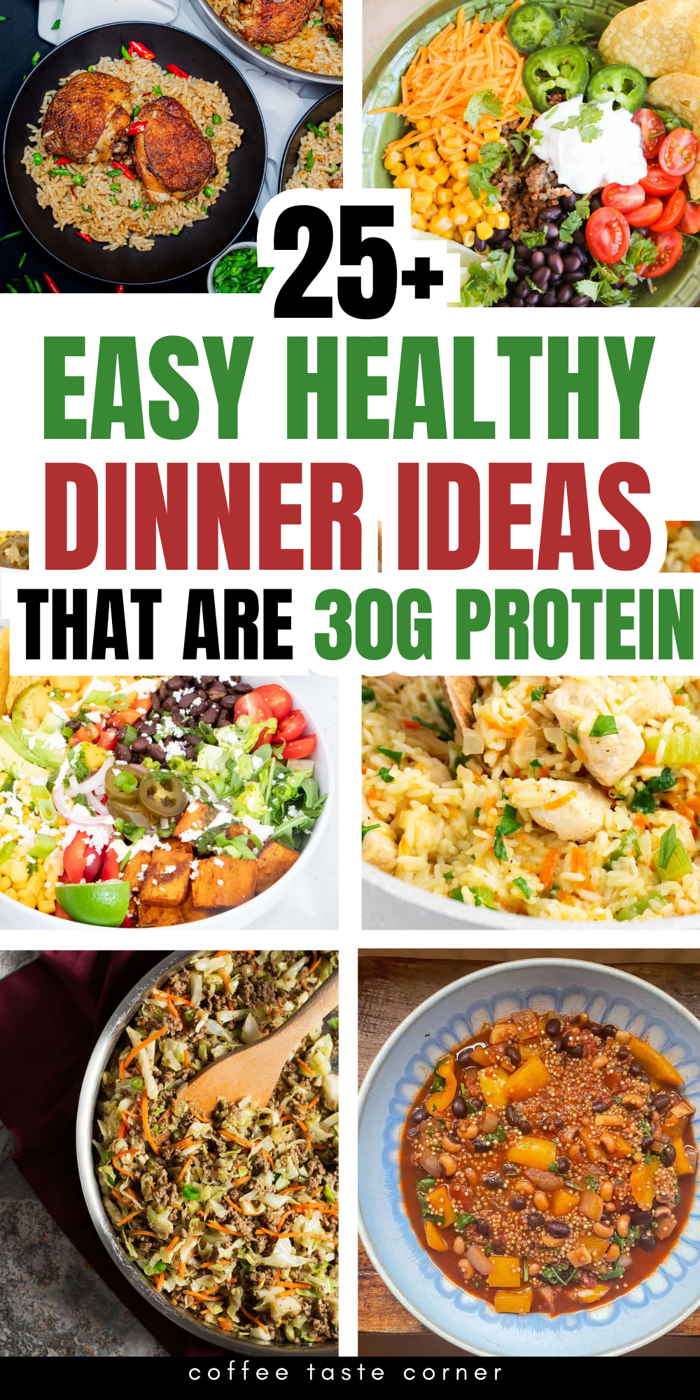 27 Easy Healthy Dinner Recipes: 30g Protein and Weeknight-Friendly